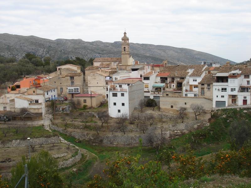 Vista de Vall de Gallinera, la, Alicante (03788)