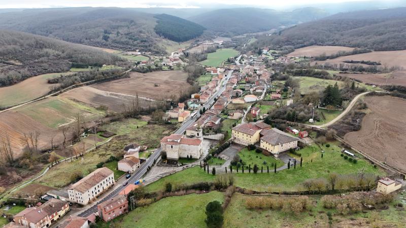 Vista de Villafranca Montes de Oca, Burgos (09257)