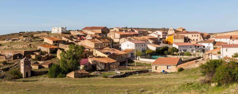 Vista de Anquela del Pedregal, Guadalajara (19357)